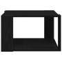 Mesa de Café Roble negro 85 x 55 x 31 cm Madera contrachapada