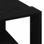 Mesa de Café Roble negro 85 x 55 x 31 cm Madera contrachapada