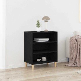 Vitrina Roble negro 57 x 35 x 70 cm Madera contrachapada en Aparadores | Comprar online en Foro24