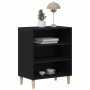 Vitrina Roble negro 57 x 35 x 70 cm Madera contrachapada