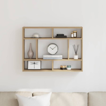Estante de pared Artisan Roble 75x16x55 cm Madera de ingeniería