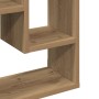 Estante de pared Artisan Roble 36x16x90 cm Madera de ingeniería
