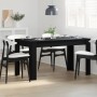 Mesa de Comedor Roble negro 140 x 74.5 x 76 cm