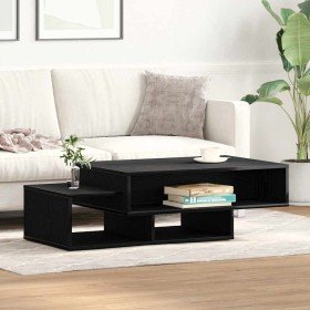 Mesa de centro de madera de roble negro 105x55x32 cm en Mesas de centro | Comprar online en Foro24