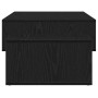 Mesa de centro de madera de roble negro 105x55x32 cm