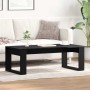 Mesa de Café Roble negro 102 x 50 x 35 cm Madera contrachapada