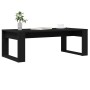 Mesa de Café Roble negro 102 x 50 x 35 cm Madera contrachapada