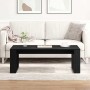 Mesa de Café Roble negro 102 x 50 x 35 cm Madera contrachapada