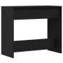 Mesa consola roble negro 89x41x76,5 cm madera de ingeniería