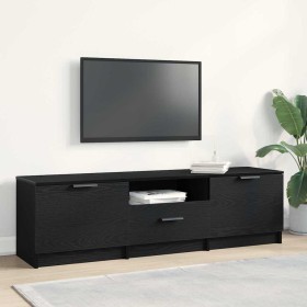 Gabinete de TV Negro 140 x 35 x 40 cm Madera contrachapada