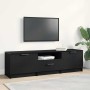 Gabinete de TV Negro 140 x 35 x 40 cm Madera contrachapada