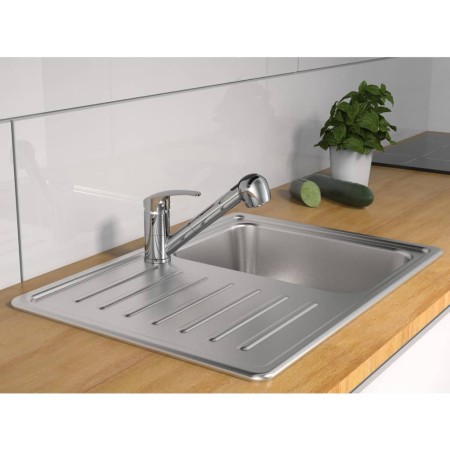 SCHÜTTE DIZIANI chrome sink mixer tap with pull-out shower by SCHÜTTE, Faucets - Ref: Foro24-438726, Price: 63,27 €, Discount: %