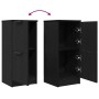 Vitrina 2 pcs Roble negro 30 x 30 x 70 cm Madera contrachapada