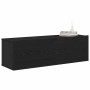 Gabinete de TV 2 pcs Negro 100 x 30 x 30 cm