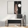 Conjunto de Muebles para Pasillos con cajón 4 pcs Roble negro
