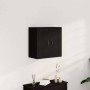 Armario de pared roble negro 60x31x60 cm madera de ingeniería