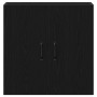 Armario de pared roble negro 60x31x60 cm madera de ingeniería