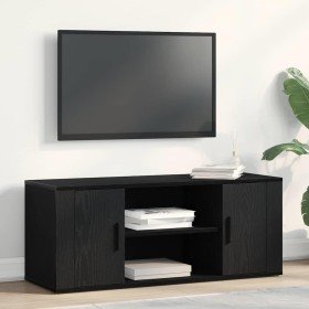 Gabinete de TV Roble negro 100 x 35 x 40 cm en Muebles TV | Comprar online en Foro24