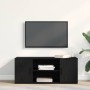 Mueble de TV Roble negro 100 x 35 x 40 cm Madera contrachapada