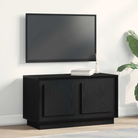 Gabinete de TV Roble negro 80 x 35 x 45 cm Madera contrachapada en Muebles TV | Comprar online en Foro24