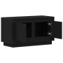 Gabinete de TV Roble negro 80 x 35 x 45 cm Madera contrachapada en Muebles TV | Comprar online en Foro24
