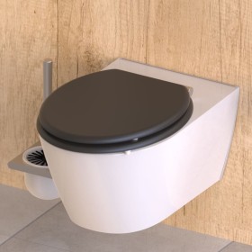 SCHÜTTE Asiento de inodoro con cierre suave SPIRIT ATHRAZIT