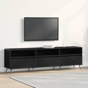 Gabinete de TV Roble negro 150 x 30 x 44.5 cm