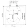 SCHÜTTE WC-Sitz mit Absenkautomatik SPIRIT ATHRAZIT mattgrau von SCHÜTTE, Toiletten- und Bidetsitze - Ref: Foro24-438738, Pre...