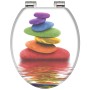 SCHÜTTE Toilet seat with soft close COLORFUL STONES by SCHÜTTE, Toilet and bidet seats - Ref: Foro24-438741, Price: 63,80 €, ...