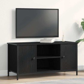Gabinete de TV Roble negro 100 x 40 x 50 cm en Muebles TV | Comprar online en Foro24