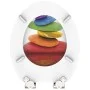 SCHÜTTE Asiento de inodoro con cierre suave COLORFUL STONES de SCHÜTTE, Asientos de inodoros y bidés - Ref: Foro24-438741, Pr...