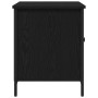 Gabinete de TV Roble negro 80 x 40 x 50 cm Madera contrachapada