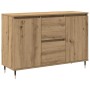 Vitrina Roble artisan 101.5 x 35 x 70 cm Madera contrachapada
