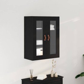 Armario de Pared Roble Negro 69,5 x 34 x 90 cm en Aparadores | Comprar online en Foro24