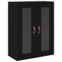 Mueble de pared Roble negro 69.5 x 34 x 90 cm