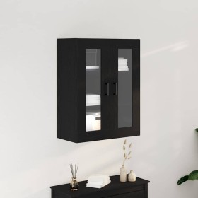 Mueble de pared Roble negro 69.5 x 34 x 90 cm