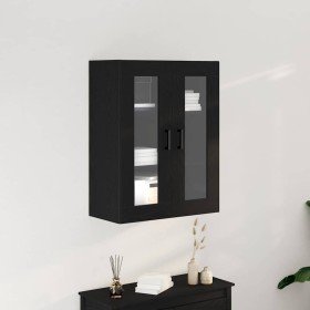 Armario de Pared Roble Negro 69,5 x 34 x 90 cm en Aparadores | Comprar online en Foro24