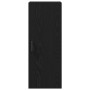 Armario de pared roble negro 34,5x34x90 cm madera de ingeniería