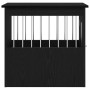 Mueble para jaula de perro de roble negro, 62 x 45 x 59 cm