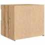 Cabinet de Noche con cajón 2 pcs Roble artisan 50 x 40 x 45 cm