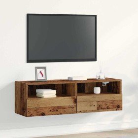 Mueble de TV Montado en la Pared Madera vieja 100 x 30 x 30 cm en Muebles TV | Comprar online en Foro24