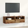Mueble de TV Montado en la Pared Madera vieja 100 x 30 x 30 cm en Muebles TV | Comprar online en Foro24