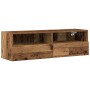 Mueble de TV Montado en la Pared Madera vieja 100 x 30 x 30 cm en Muebles TV | Comprar online en Foro24