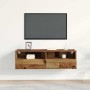 Mueble de TV Montado en la Pared Madera vieja 100 x 30 x 30 cm en Muebles TV | Comprar online en Foro24