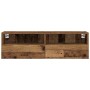 Mueble de TV Montado en la Pared Madera vieja 100 x 30 x 30 cm en Muebles TV | Comprar online en Foro24