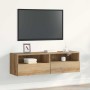 Mueble de TV Montado en la Pared Roble artisan 100 x 30 x 30 cm en Muebles TV | Comprar online en Foro24