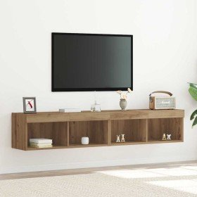 Conjunto de mueble de TV 2 pcs Roble artesanal 80 x 30 x 30 cm en Muebles TV | Comprar online en Foro24