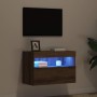 Mueble de TV Montado en la Pared Roble artisan 60 x 30 x 40 cm