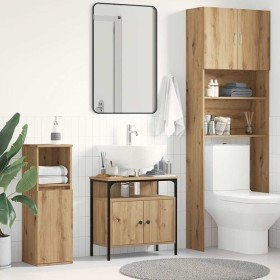 Mueble de baño para lavabo Artisan Oak 60x30x60 cm en Tocadores de baño | Comprar online en Foro24