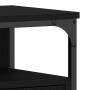 Mueble para lavabo de baño Roble negro 80 x 30 x 60 cm